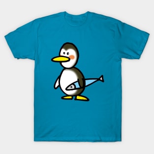 funny penguin cartoon T-Shirt